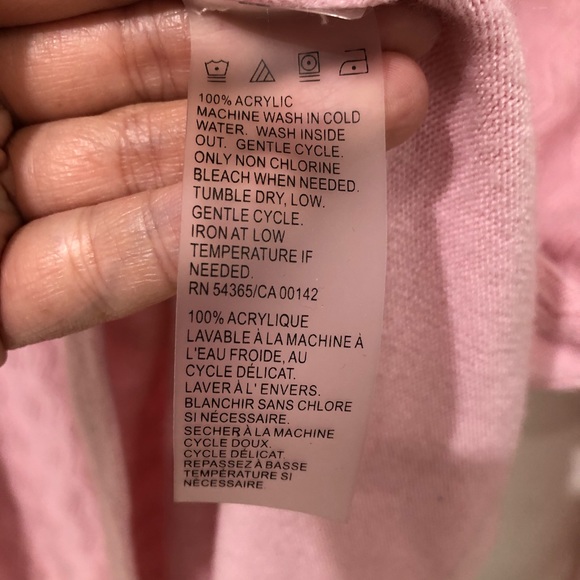 Fuzzy Soft Pink Sweater - Picture 4 of 6